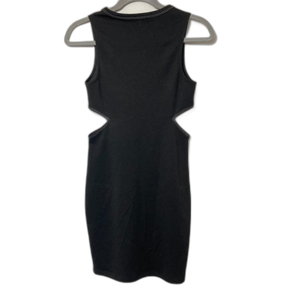 Zara Trafaluc Cut Out Mini Dress Minimalist Scoop Neck Sleeveless Rom-Com Dress - Picture 5 of 7